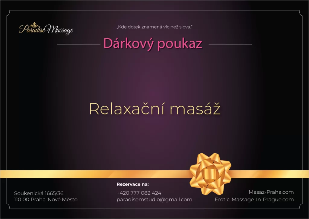 Relaxační masáž