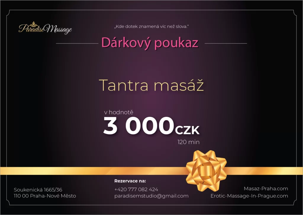 Tantra masáž — 120 min